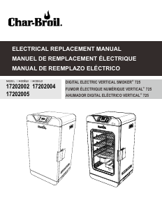 Manual de uso Char-Broil 17202005 Ahumador