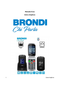 Manuale Brondi Amico Amplivox Telefono cellulare