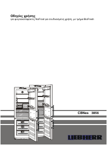 Kullanım kılavuzu Liebherr CBNes 3856 Donduruculu buzdolabı