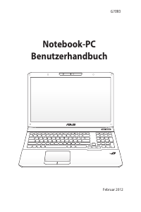 Bedienungsanleitung Asus G75VX ROG Notebook