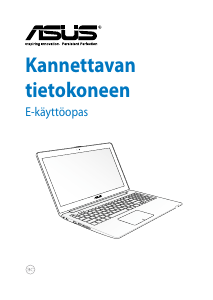 Käyttöohje Asus V551LB VivoBook Kannettava tietokone