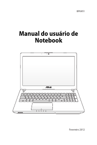 Manual Asus G56JK ROG Computador portátil