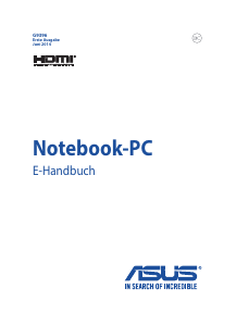 Bedienungsanleitung Asus N751JX Notebook