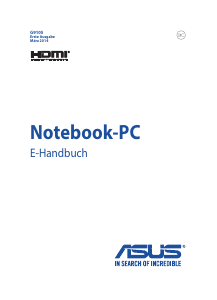 Bedienungsanleitung Asus X555LJ Notebook