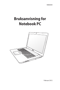 Bruksanvisning Asus N76VB Laptop