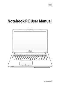 Manual Asus N56VZ Laptop