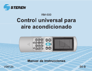 Manual de uso Steren RM-500 Control remoto
