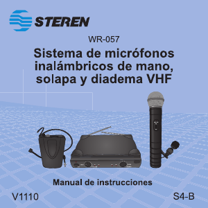 Handleiding Steren WR-057 Microfoon