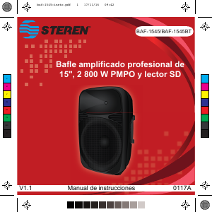 Manual Steren BAF-1545BT Speaker