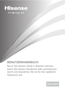 Bedienungsanleitung Hisense RS672N4BC2 Kühl-gefrierkombination