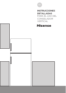 Manual de uso Hisense RT382D4AY2 Frigorífico combinado