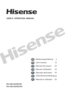 Manual Hisense RL325D4AW1 Refrigerator
