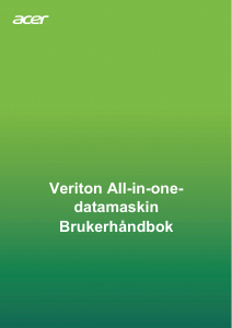 Bruksanvisning Acer Veriton Z4670G Datamaskin