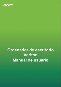 Manual de uso Acer Veriton N4670G Computadora de escritorio