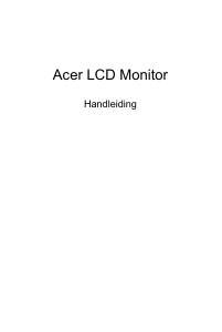 Handleiding Acer EI242QR LCD monitor