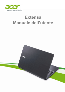 Manuale Acer Extensa 2510G Notebook