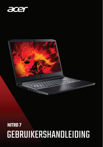 Handleiding Acer Nitro AN715-52 Laptop