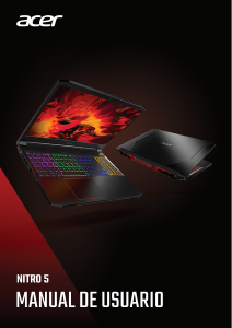 Manual de uso Acer Nitro AN517-52 Portátil