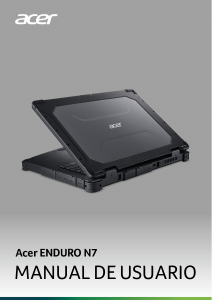 Manual de uso Acer Enduro EN715-51W Portátil