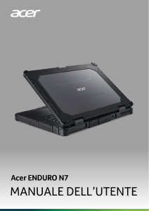 Manuale Acer Enduro EN714-51W Notebook