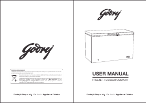 Manual Godrej GCHW 325R6S Freezer