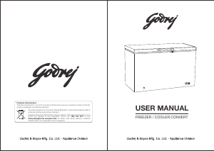 Handleiding Godrej GCHW 210R6S Vriezer