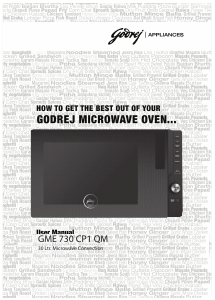 Manual Godrej GME 730 CP1 QM Microwave