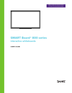 Handleiding Smart 800i4 Interactief whiteboard