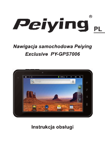 Instrukcja Peiying PY-GPS7006 Nawigacja przenośna