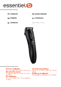 Manual Essentiel B ETM 4 Trim 1 Style Hair Clipper