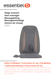 Manual Essentiel B EDM 4 Eden Massage Device