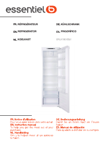 Manual de uso Essentiel B ERLVI 180-55b1 Refrigerador