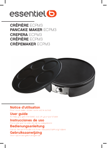 Handleiding Essentiel B ECPM 3 Crepemaker