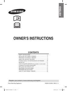 Manual Samsung RL44SCSW Fridge-Freezer