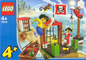 Bruksanvisning Lego set 7073 4Juniors Pirat Docka