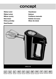 Manual Concept SR3210 Mixer de mână