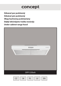 Manuál Concept OPP1250WH Odsavač par