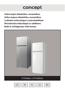 Rokasgrāmata Concept LFT4560WH Ledusskapis ar saldētavu