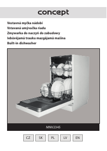 Rokasgrāmata Concept MNV2345 Trauku mašīna