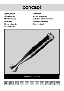Manual de uso Concept TM4820 Batidora de mano