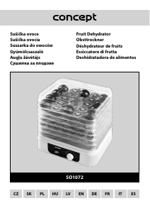 Rokasgrāmata Concept SO1072 Pārtikas žāvētājs