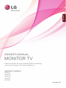 Manual LG M2262D-WC LCD Monitor
