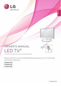 Handleiding LG 24MN43D-PZ LED monitor