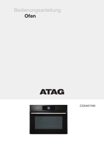 Bedienungsanleitung ATAG CSX46121D Backofen