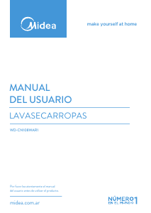 Manual de uso Midea WD-CN108WAR1 Lavasecadora