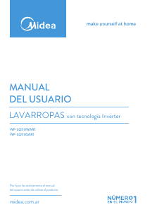 Manual de uso Midea WF-LG110WAR1 Lavadora