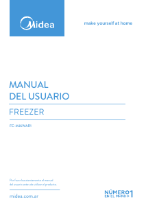 Manual de uso Midea FF-MJ6WAR1 Congelador