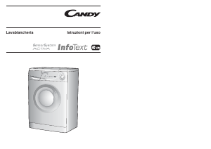 Manuale Candy CS 105 TXT-RU Lavatrice