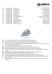 Handleiding Alpina SF-1301 Strijkijzer