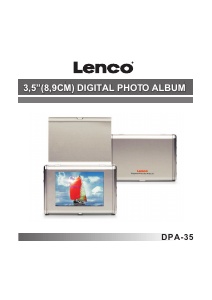 Manual Lenco DPA-35 Digital Photo Frame